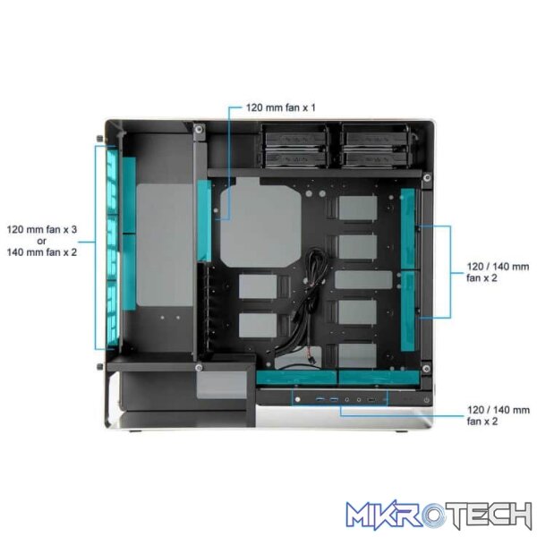 In Win 909 Black Full Tower Chassis - Image 6